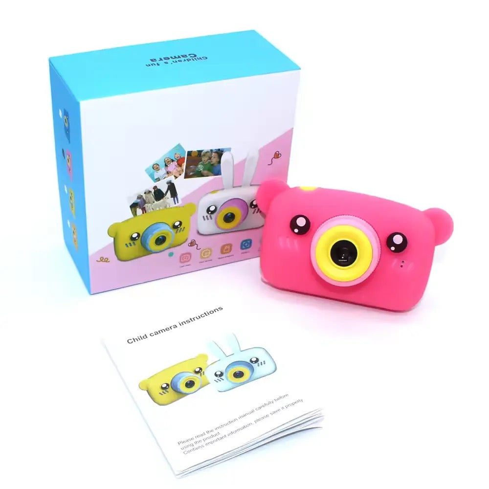 X5 1080p HD Kids Camera 2.0 Inch Creative Cartoon Mini Bear Children Digital Camera Smart