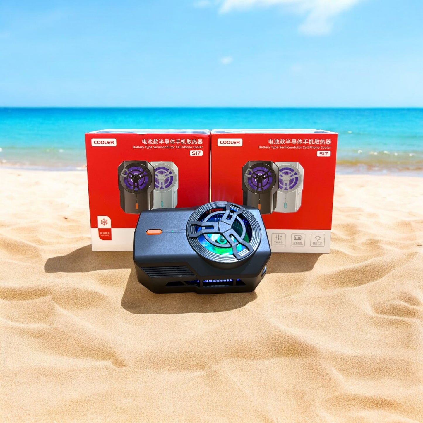 Rechargeable Powerful Portable Mobile Cooler Cooling Radiator