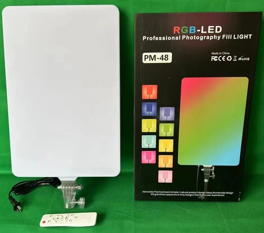 24inch 19 inch RGB Big Professional Bi-Color Soft LED
Video Light Panel for Photography Videography with Remote Control