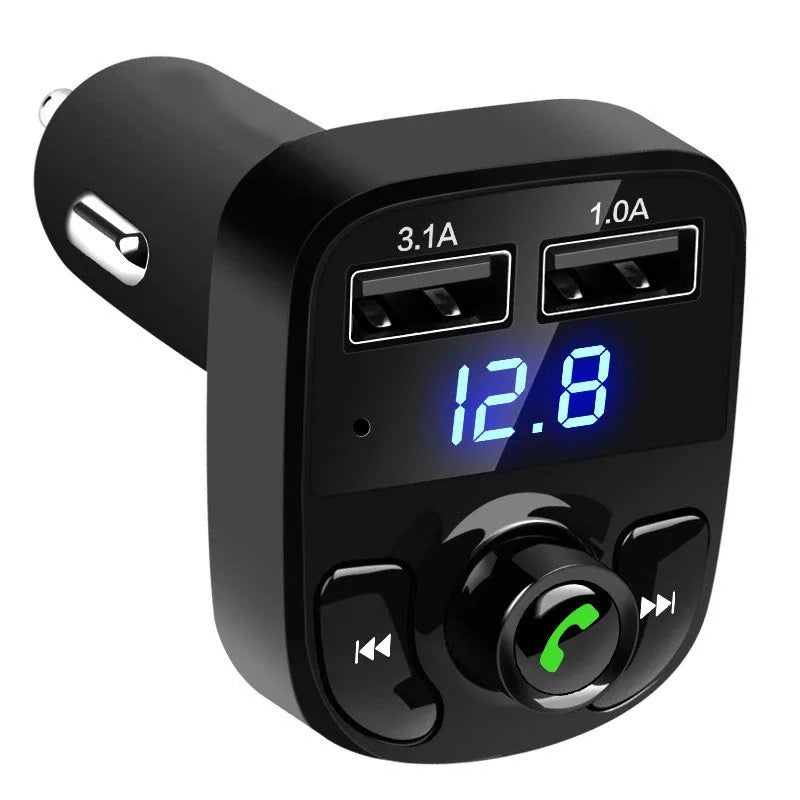 X8 FM Transmitter Car Wireless BT 5.0FM
Aux Radio Modulator USB Fast Charger Auto