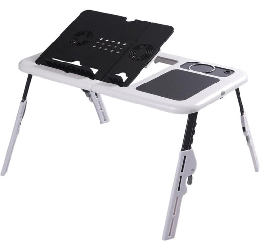 E-Table Coffee Table PC Foldable Notebook Computer Tablet Table with Fans