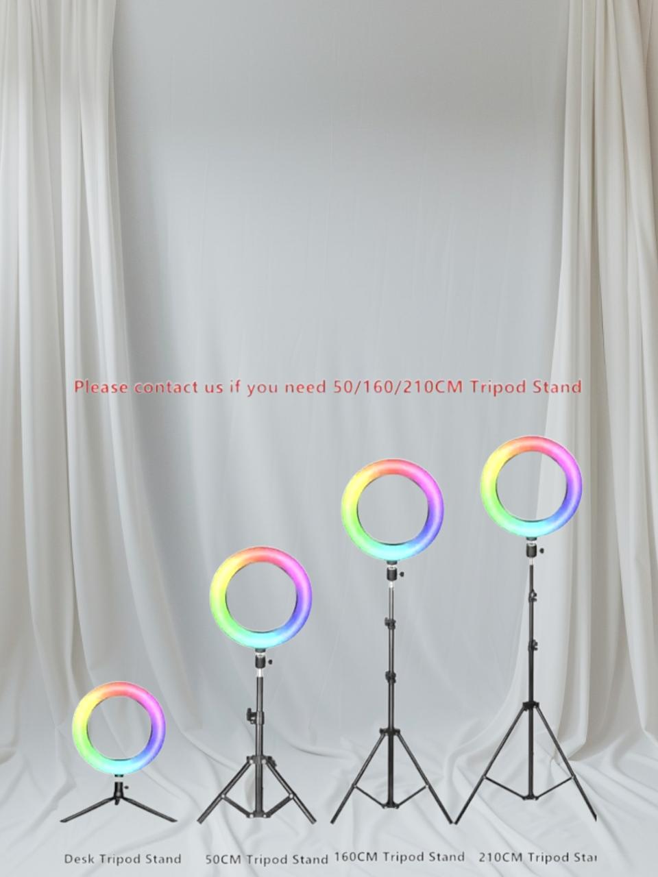 Live Streaming Lamp 3D-33 RGB Ambience Lamp RGB Photographic Fill Light, TikTok Live, Live Show, Social Media Video.