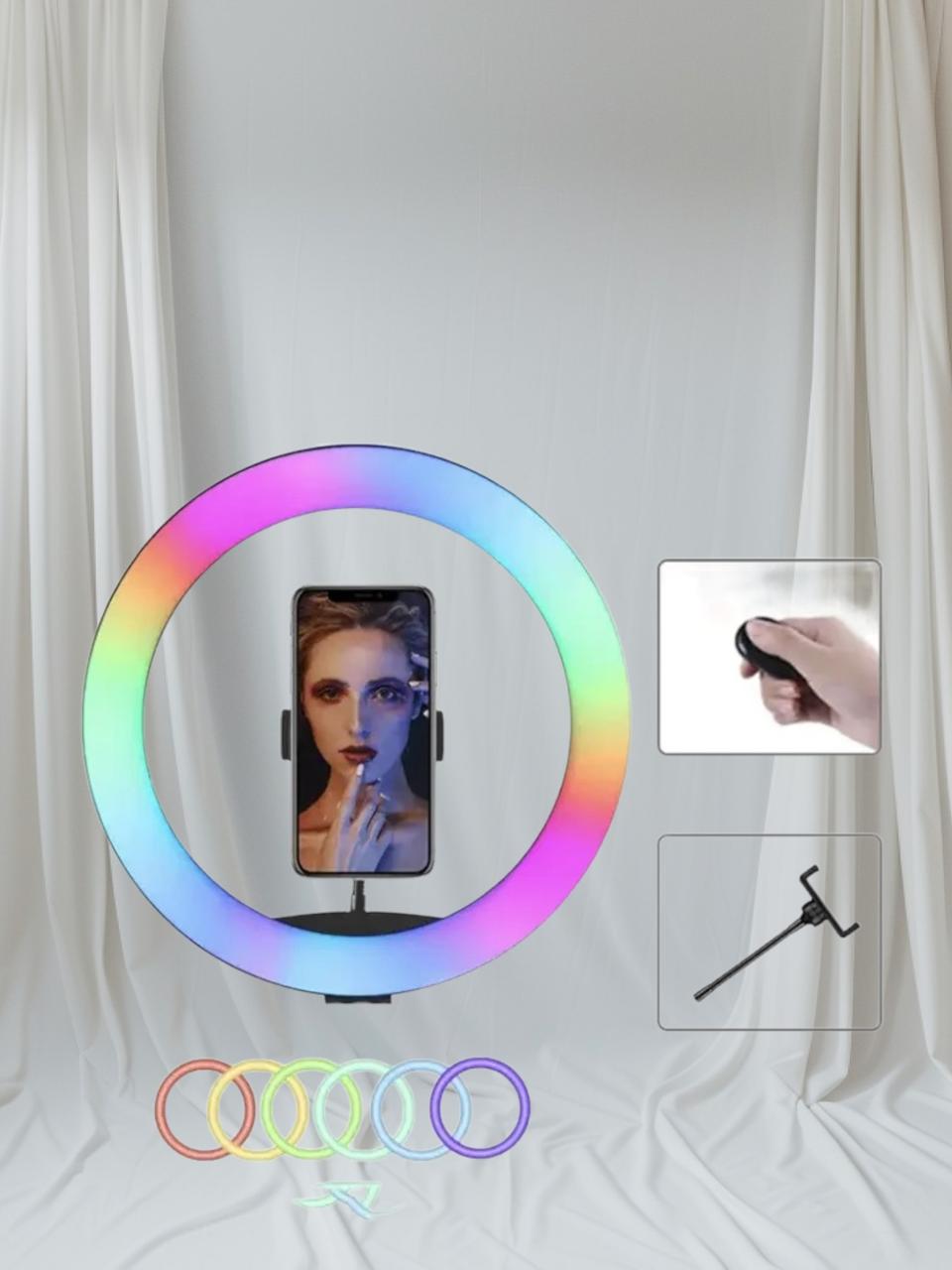 Live Streaming Lamp 3D-33 RGB Ambience Lamp RGB Photographic Fill Light, TikTok Live, Live Show, Social Media Video.