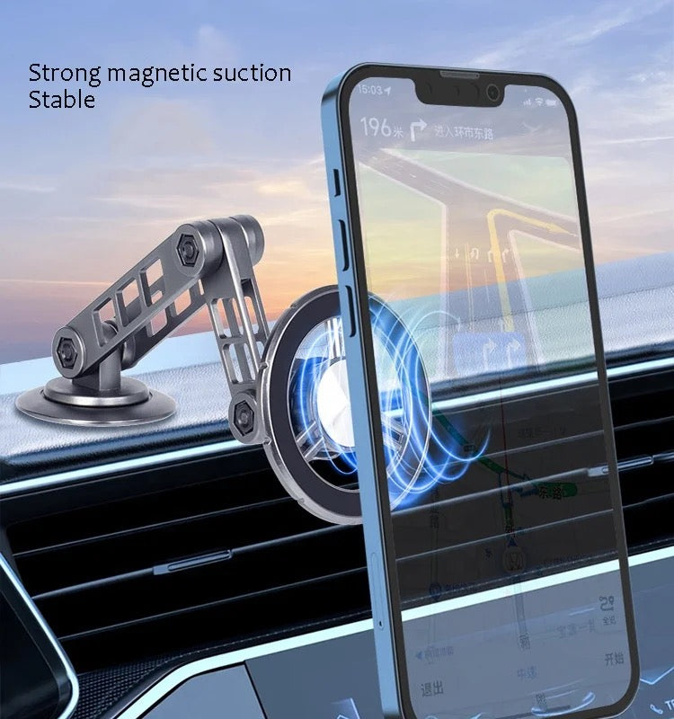 Aluminum Alloy Folding 360 Rotation Magnet Flexible Mobile Phone Stand Mount Universal
Dashboard Car Phone Holders