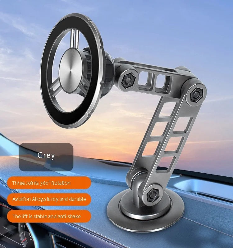 Aluminum Alloy Folding 360 Rotation Magnet Flexible Mobile Phone Stand Mount Universal
Dashboard Car Phone Holders