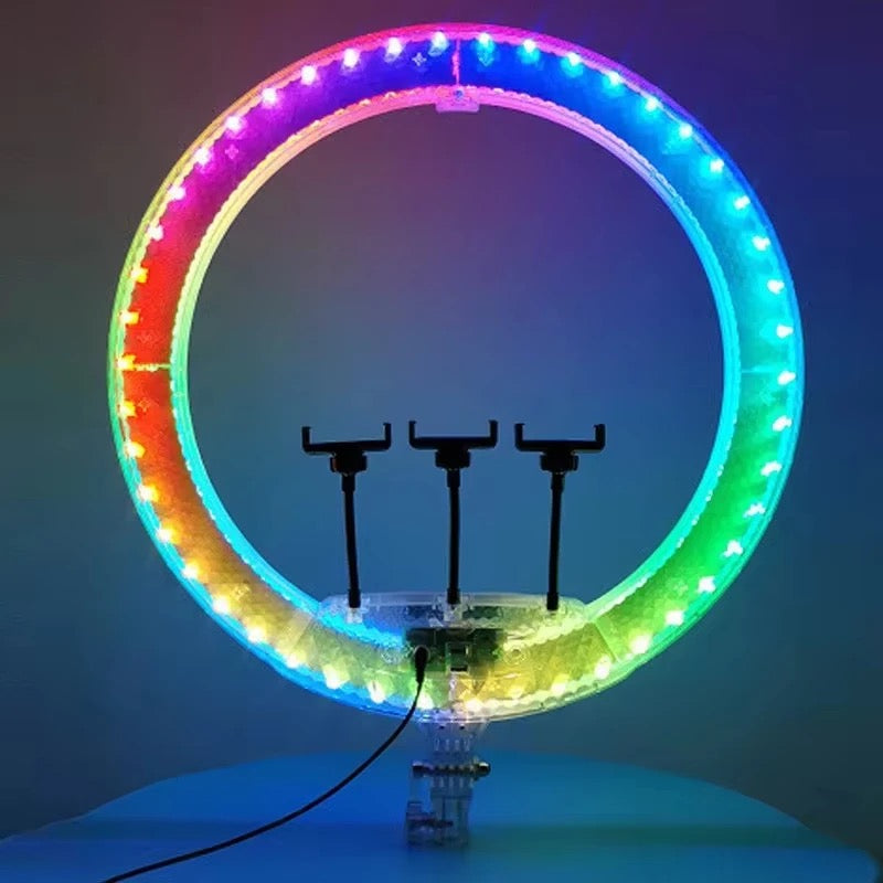 3D-45 Tiktok video Double-sided light crystal 18-inch/45CM fill ring light manufacturer photography live broadcast light