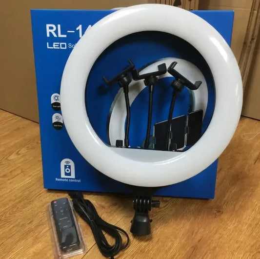 RL-14 hot selling14inch 18inch Remote Touch LED Ring Light Camera Phone Photography Large Ring Lamp With Tripod