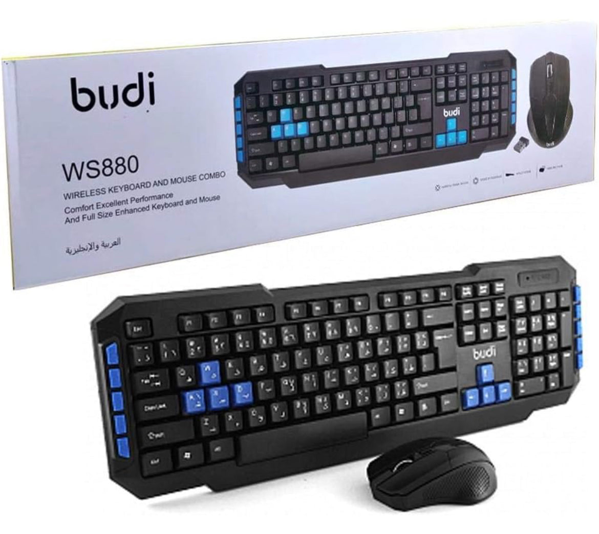 Budi Wireless keyboard and mouse WS880