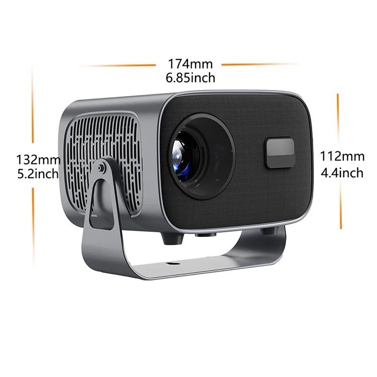 New 4000Lumens Android 11 2.4G/5G Wifi 1280*720p LCD Mini 4K Projector HD Smart Home Theater Beamer Portable