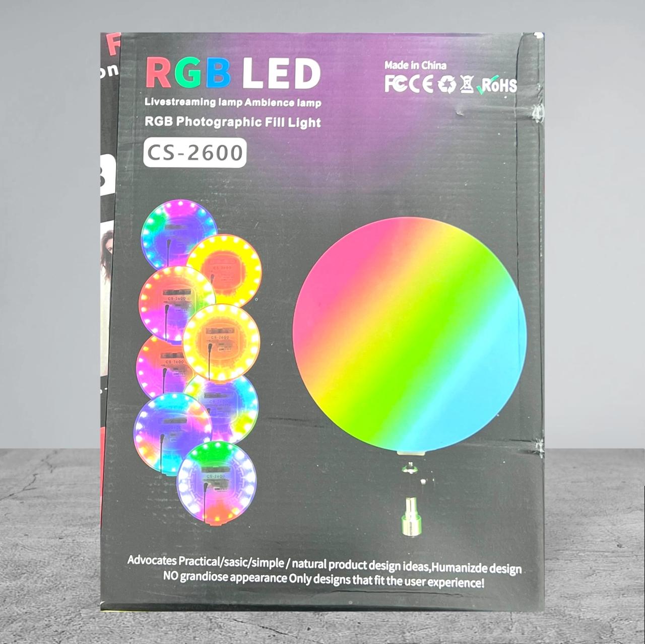 RGB LED Live Streaming Lamp Ambience Lamp RGB Photographic Fill Light